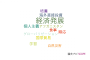 【論文データ】economic development（経済発展）の国内研究動向まとめ
