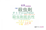 【論文データ】insecticide（殺虫剤）の国内研究動向まとめ