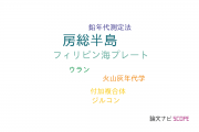 【論文データ】Boso peninsula（房総半島）の国内研究動向まとめ