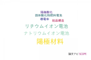【論文データ】anode material（陽極材料）の国内研究動向まとめ