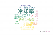 【論文データ】cooling rate（冷却率）の国内研究動向まとめ