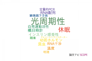 【論文データ】photoperiodism（光周期性）の国内研究動向まとめ