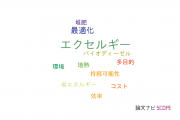 【論文データ】exergy（エクセルギー）の国内研究動向まとめ