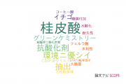 【論文データ】cinnamic acid（桂皮酸）の国内研究動向まとめ