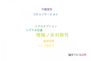 【論文データ】asymmetric information（情報の非対称性）の国内研究動向まとめ