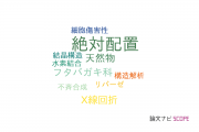 【論文データ】absolute configuration（絶対配置）の国内研究動向まとめ