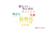 【論文データ】heat resistance（耐熱性）の国内研究動向まとめ
