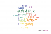 【論文データ】complex formation（複合体形成）の国内研究動向まとめ