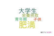 【論文データ】meal frequencyの国内研究動向まとめ