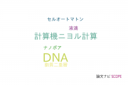 【論文データ】DNA computing（DNA 計算機ニヨル計算）の国内研究動向まとめ
