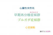 【論文データ】early repolarization syndrome（早期再分極症候群）の国内研究動向まとめ