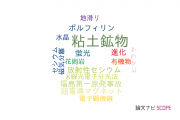 【論文データ】clay minerals（粘土鉱物）の国内研究動向まとめ