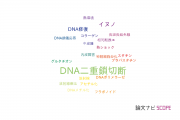 【論文データ】DNA double strand breaks（DNA二重鎖切断）の国内研究動向まとめ