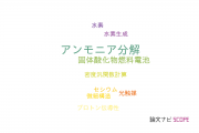 【論文データ】ammonia decomposition（アンモニア分解）の国内研究動向まとめ