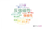 【論文データ】ferromagnetism（強磁性）の国内研究動向まとめ