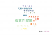 【論文データ】occupational exposure（職業性曝露）の国内研究動向まとめ