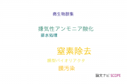 【論文データ】nitrogen removal（窒素除去）の国内研究動向まとめ