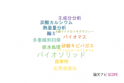 【論文データ】hydrothermal carbonizationの国内研究動向まとめ