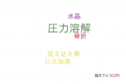【論文データ】pressure solution（圧力溶解）の国内研究動向まとめ