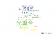 【論文データ】photopolymerization（光重合）の国内研究動向まとめ