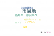 【論文データ】urban area（市街地）の国内研究動向まとめ