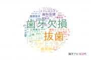 【論文データ】tooth（歯）の国内研究動向まとめ