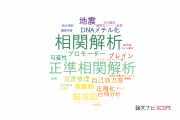 【論文データ】correlation analysis（相関解析）の国内研究動向まとめ