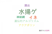 【論文データ】water uptake（水揚げ）の国内研究動向まとめ