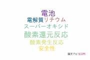 【論文データ】Li-O-2 batteryの国内研究動向まとめ