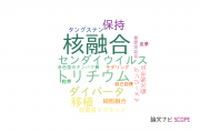 【論文データ】nuclear fusion（核融合）の国内研究動向まとめ