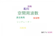 【論文データ】spatial frequency（空間周波数）の国内研究動向まとめ