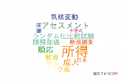 【論文データ】income（所得）の国内研究動向まとめ