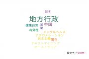 【論文データ】local government（地方行政）の国内研究動向まとめ