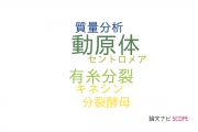 【論文データ】kinetochore（動原体）の国内研究動向まとめ