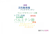 【論文データ】palmitic acid（パルミチン酸）の国内研究動向まとめ