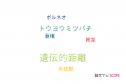 【論文データ】genetic distance（遺伝的距離）の国内研究動向まとめ