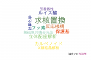 【論文データ】nucleophilic substitution（求核置換）の国内研究動向まとめ