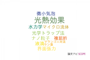 【論文データ】photothermal effect（光熱効果）の国内研究動向まとめ