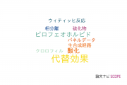 【論文データ】substitution effect（代替効果）の国内研究動向まとめ