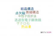【論文データ】cation orderingの国内研究動向まとめ