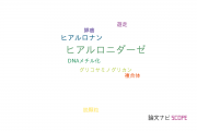 【論文データ】hyaluronidase（ヒアルロニダーゼ）の国内研究動向まとめ