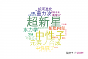【論文データ】nucleosynthesis（元素の合成）の国内研究動向まとめ
