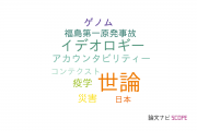 【論文データ】public opinion（世論）の国内研究動向まとめ