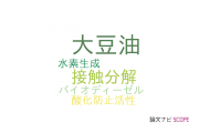 【論文データ】soybean oil（大豆油）の国内研究動向まとめ