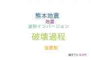 【論文データ】rupture process（破壊過程）の国内研究動向まとめ