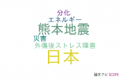 【論文データ】disaster resilienceの国内研究動向まとめ