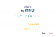 【論文データ】phase measurement（位相測定）の国内研究動向まとめ