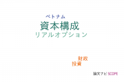 【論文データ】capital structure（資本構成）の国内研究動向まとめ