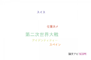 【論文データ】World War II（第二次世界大戦）の国内研究動向まとめ