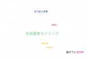 【論文データ】finite-element modeling（有限要素モデリング）の国内研究動向まとめ